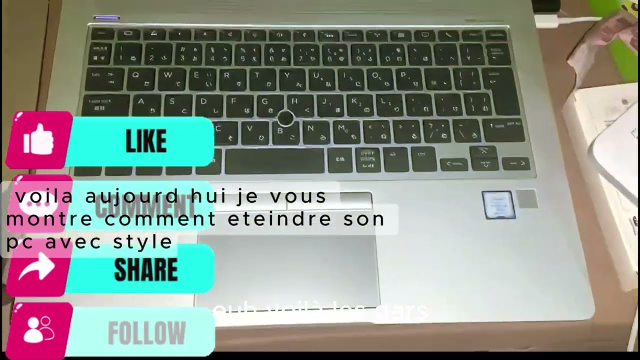 Comment &eacute;teindre son PC avec STYLE 😎 | Astuce Windows rapide