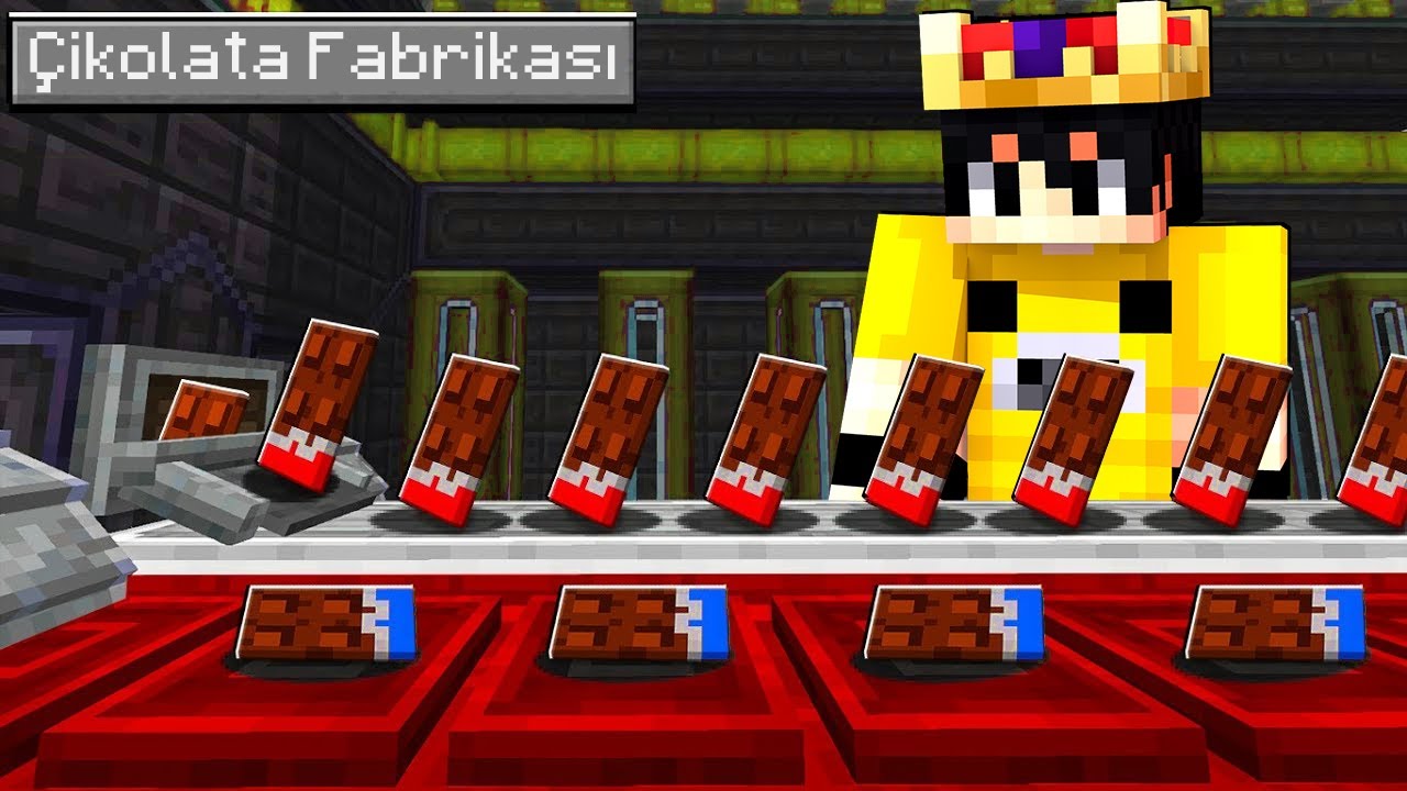 EN İYİ ÇİKOLATA FABRİKASINI KURDUM! - Minecraft