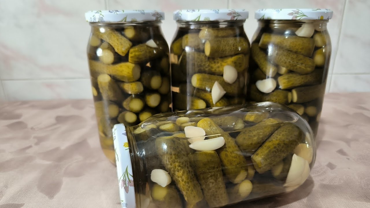 Her Yıl Bu Yöntemle Yapıyorum Asla Erimiyor✅ Çıtır Çıtır Kornişon Turşusu Tarifi 💯