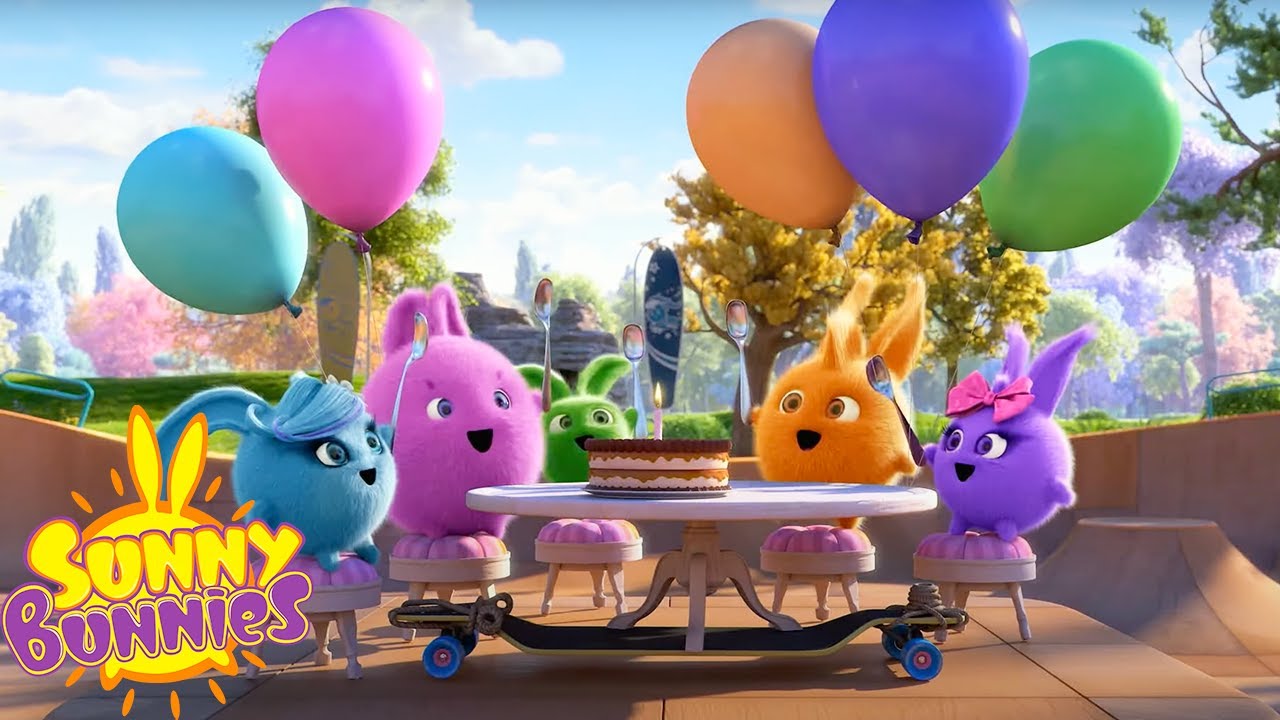 Sunny Bunnies - Sunny Skateboarding | Season 3 | WildBrain First Steps | Cartoons for Kids