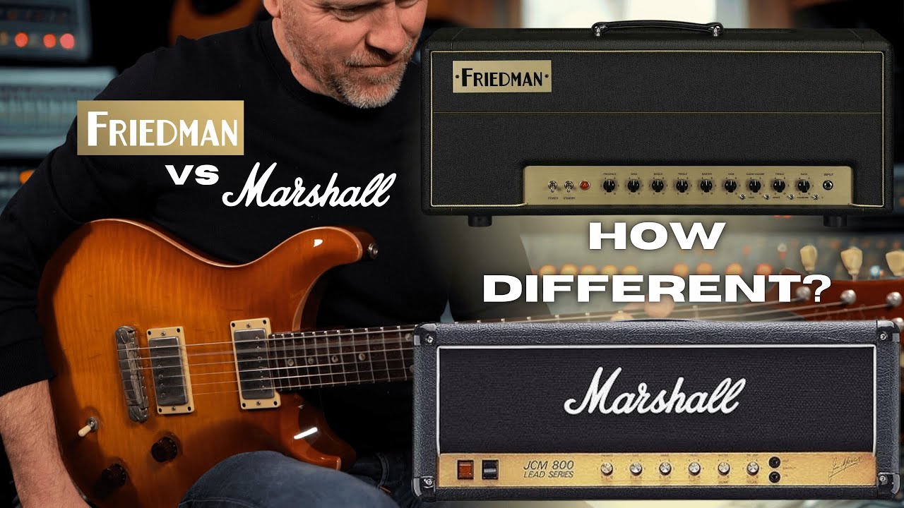 Friedman BE-100 против Marshall JCM800 — две легенды, одна ДНК.