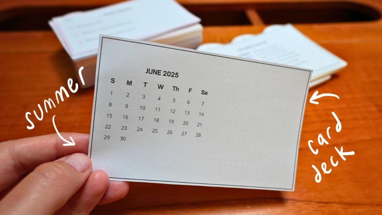 How to Use Index Cards as Your Summer Planner