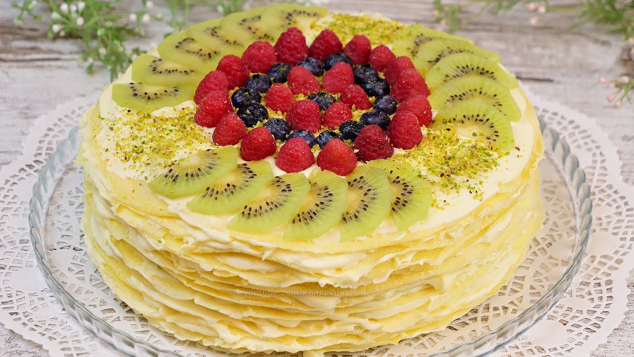 🍰 Блинный Торт Без Духовки! Необычный торт с пикантной добавкой! Когда хочется чего-то особенного!