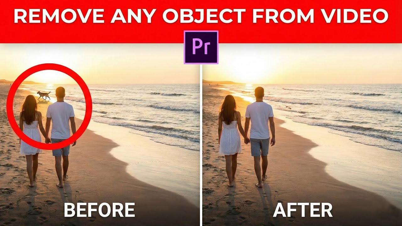 How to Remove Objects From Video in Premiere Pro | Beginner Tutorial
