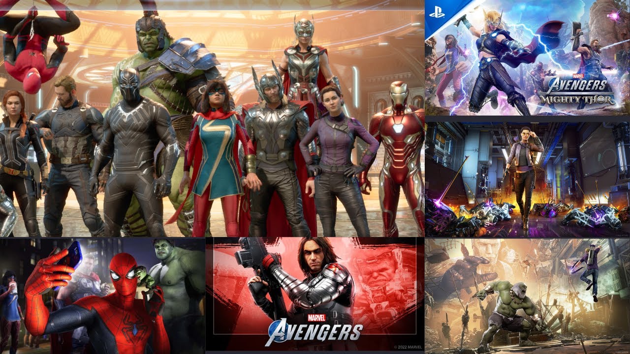 MARVEL'S AVENGERS - DEFINITIVE EDITION FULL GAME (STORY+DLCs+ALL CHARACTERS MOVIE SUITS GAMEPLAY)