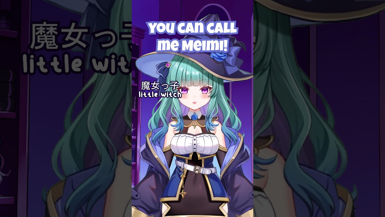 Introducing Meimi the Witch #Vtuber in 1 MIN! 🔮🎱