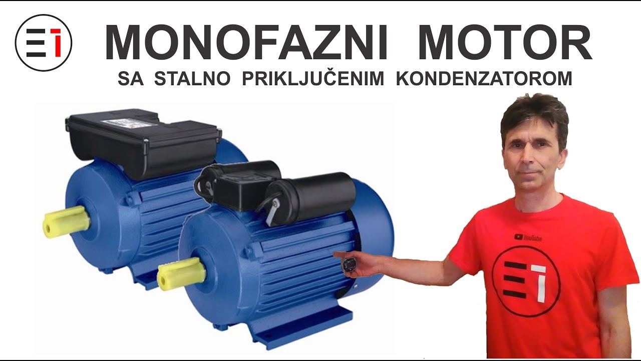 MONOFAZNI asinhroni MOTOR sa Stalno prikljucenim kondenzatorom