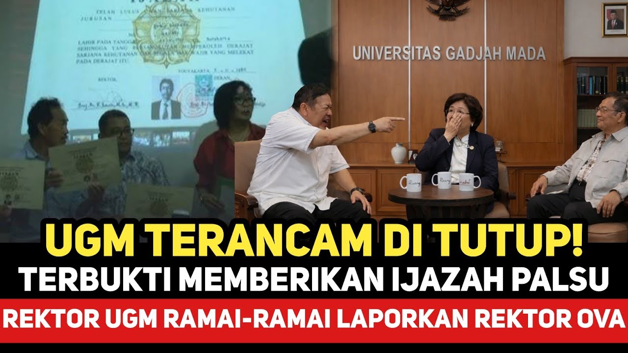 GEGER‼️REKTOR UGM RAMAI-RAMAI LAPORKAN REKTOR OVA, RISMON SIANIPAR LANGSUNG NGEGAS AMBIL LANGKAH INI