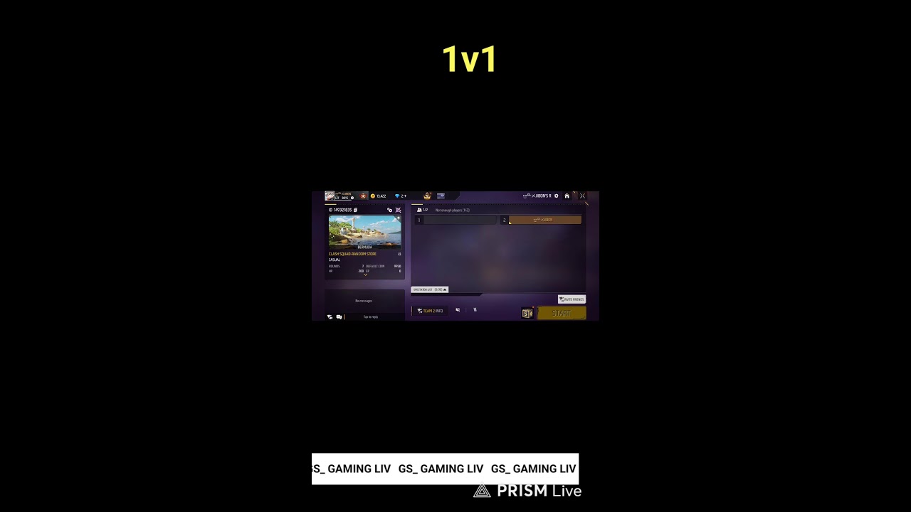 Live streaming of GS_GAMING
