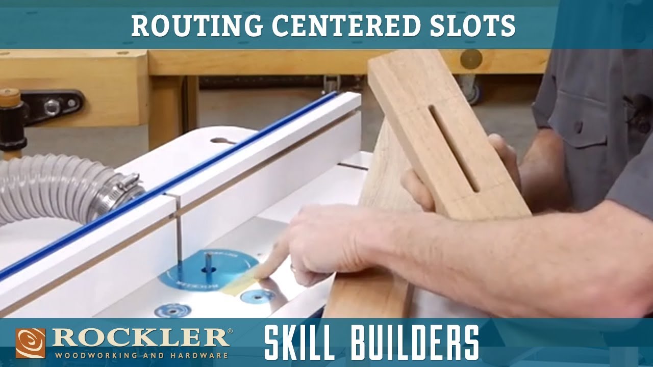 Фрезерование пазов в заготовке | Rockler Skill Builder