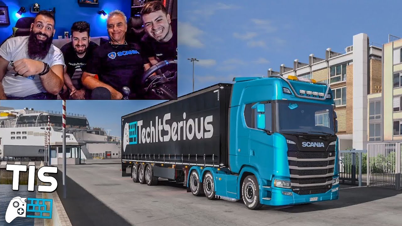 🔴 Ταξίδι με το Scania! - Euro Truck Simulator 2 LIVESTREAM | TechItSerious