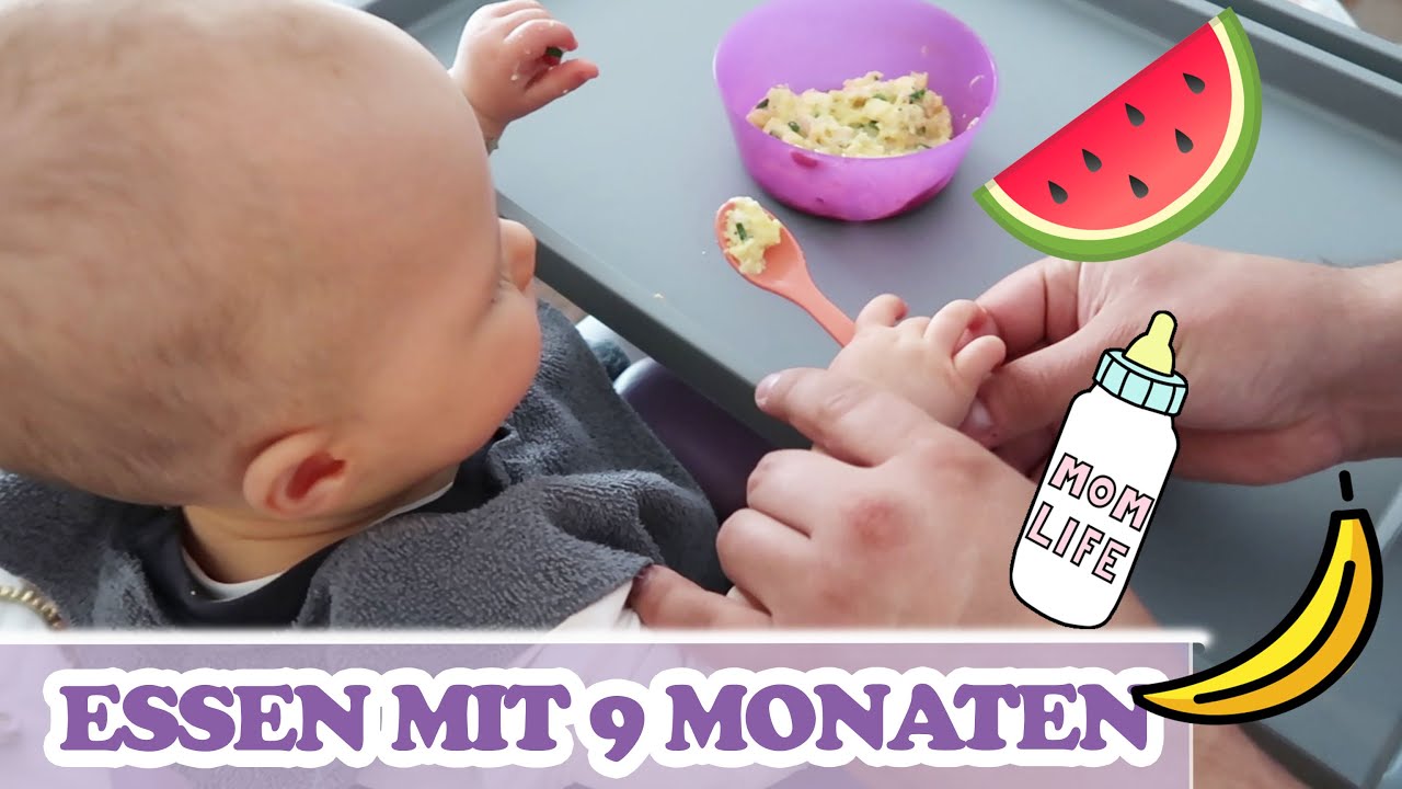 Was die Zwillinge mit 9 Monaten am Tag essen!