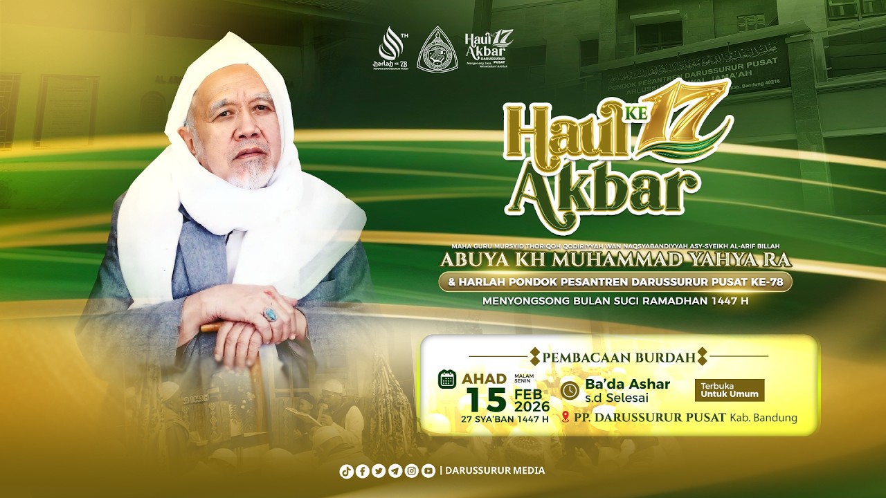 🔴LIVE PEMBACAAN QOSHIDAH BURDAH ( RANGKAIAN HAUL AKBAR 2026 )
