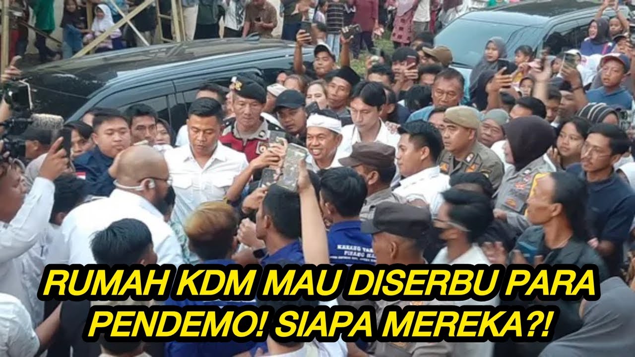 RUMAH MAU KDM DISEUDUK PENDEMO?! SIAPA MEREKA?!