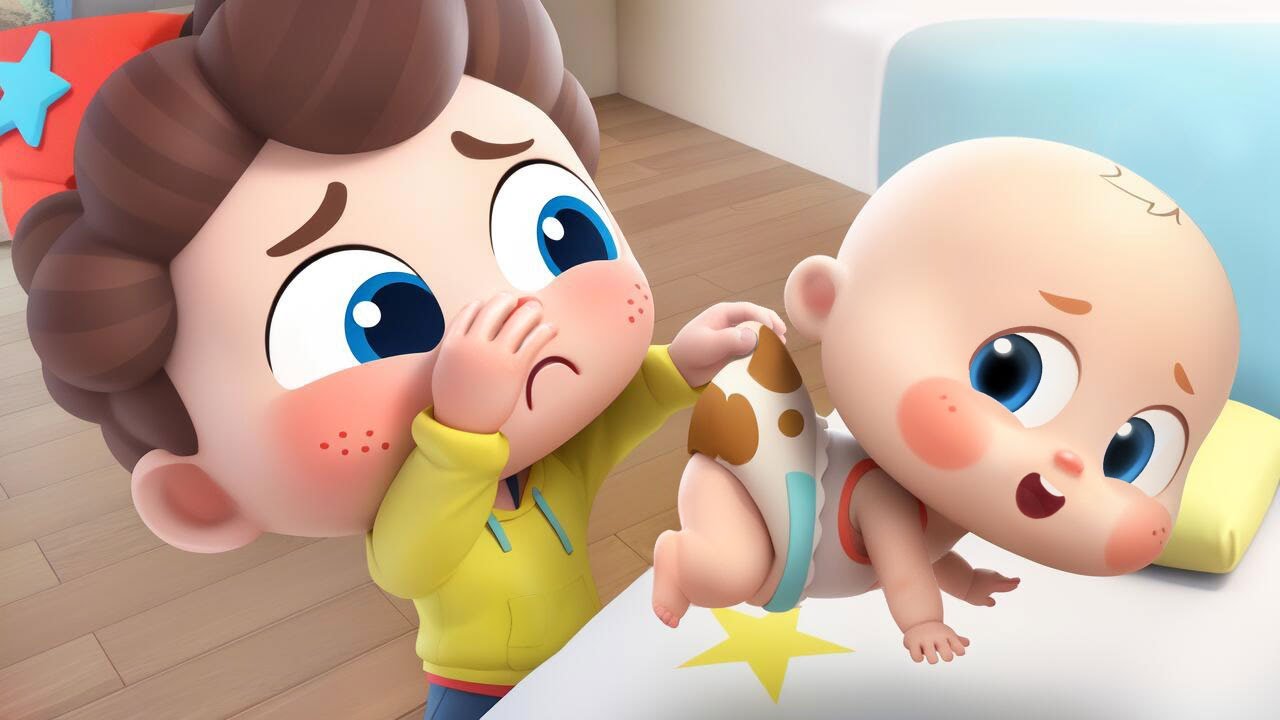 おむつ替えの歌★赤ちゃんのお世話 | 子供の歌メドレー | イエス！ネオ | 赤ちゃんが喜ぶ歌 | 子供の歌 | 童謡 | アニメ | 動画 | ベビーバス| BabyBus