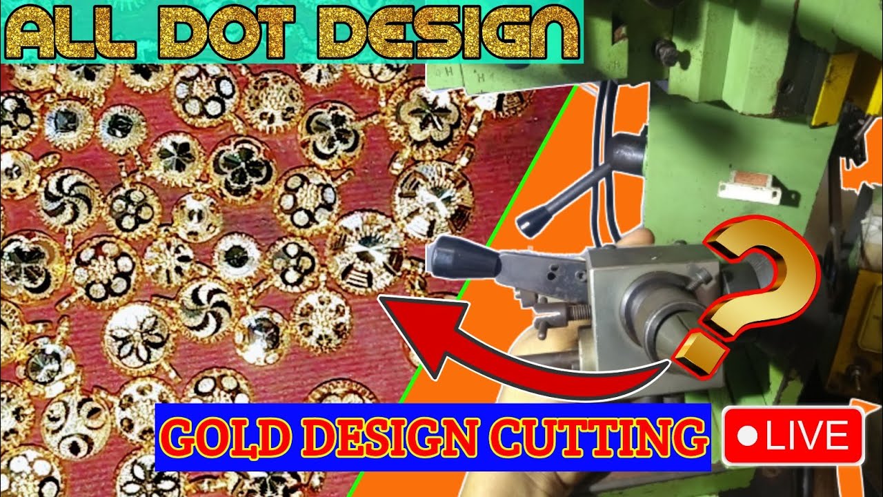 59g All Gold Bati Dot Desigen | Mangalsutra Pendant Making | New Gold Worker | Sp Machine Design