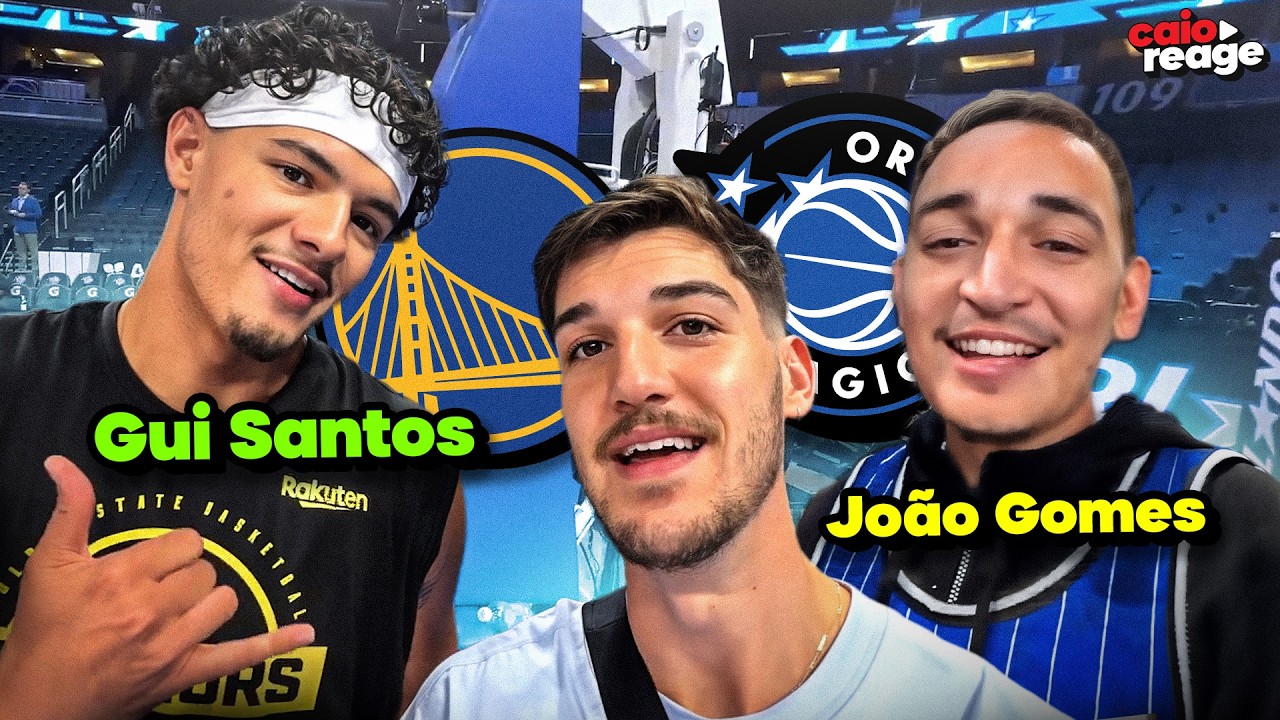 TROMBEI GUI SANTOS e JO&Atilde;O GOMES em WARRIORS x MAGIC! Caio Reage (Vlog)