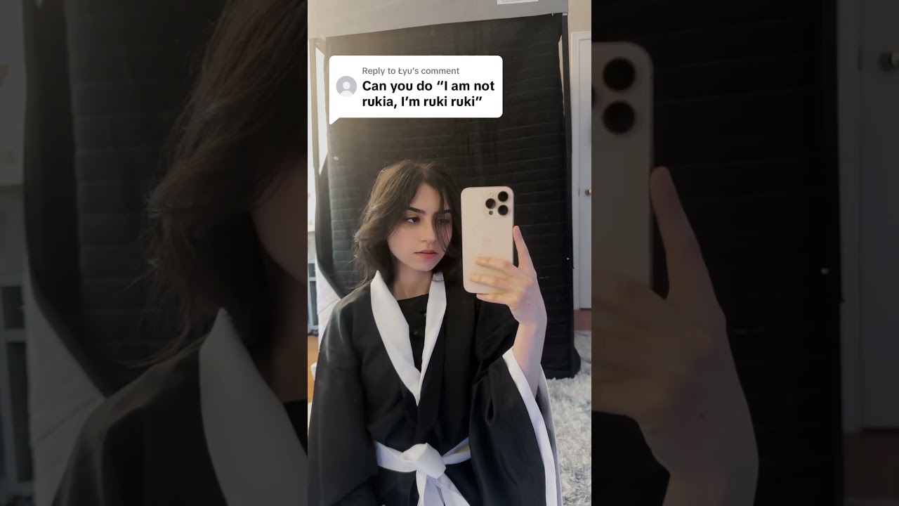 my voice impression of I AM NOT RUKI RUKI MY NAME IS RUKIA 😂