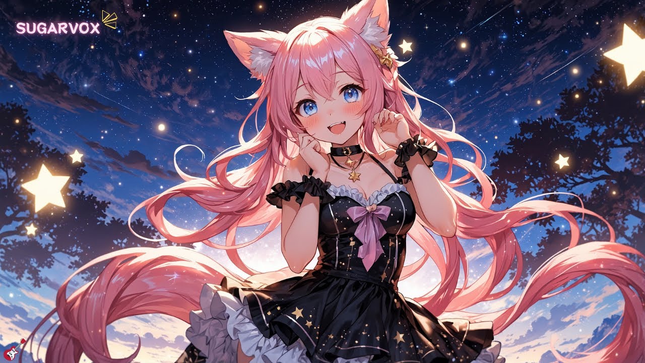 Kawaii J-pop × Future Bass - Catch Me, Maybe~? | Flirty Cute Vocaloid Tease Song 🎀 sparkle night 4K