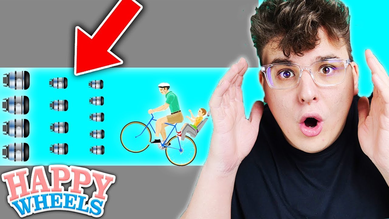 MUSIAŁEM PRZEZ TO PRZEJECHAĆ w HAPPY WHEELS !!!