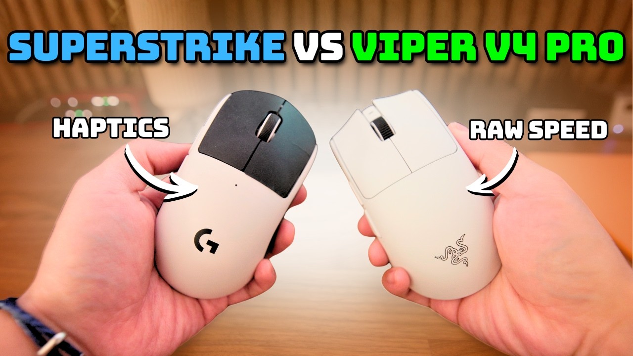 Razer Viper V4 Pro kontra Logitech Superstrike X2: Haptyczne spusty czy surowa prędkość?