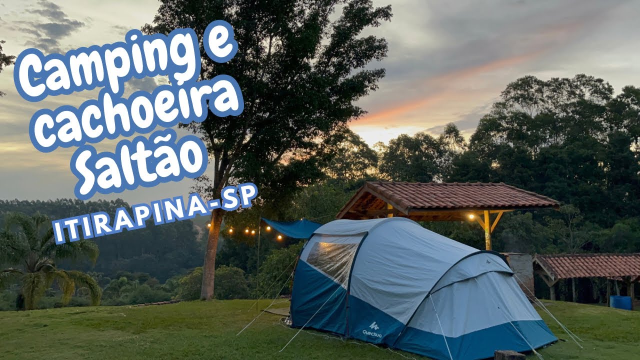 Camping Saltão - Itirapina/SP - Cachoeira do Saltão -Parque de Ecoturismo Saltão