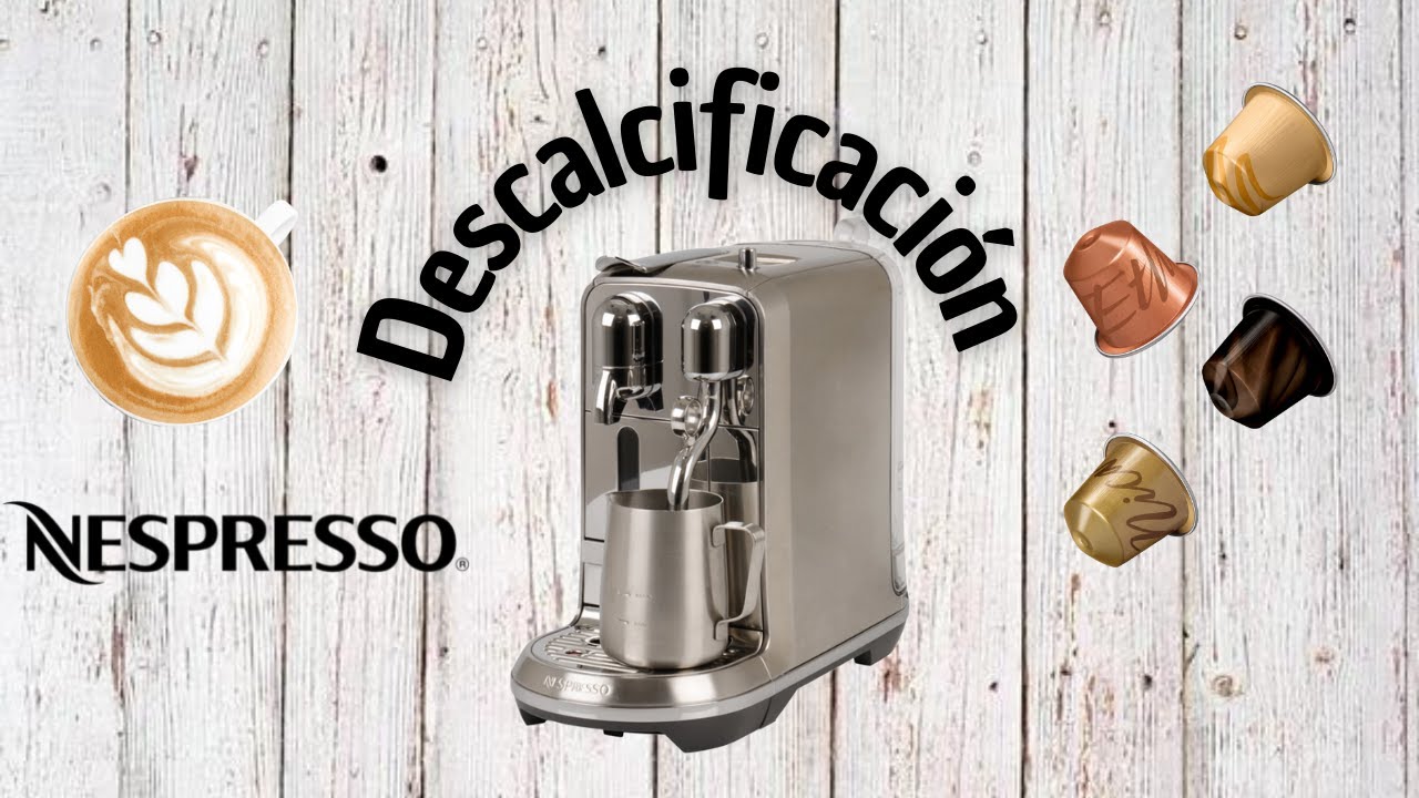 Como descalcificar tu cafetera Nespresso Creatista plus Facil y Sencillo!!