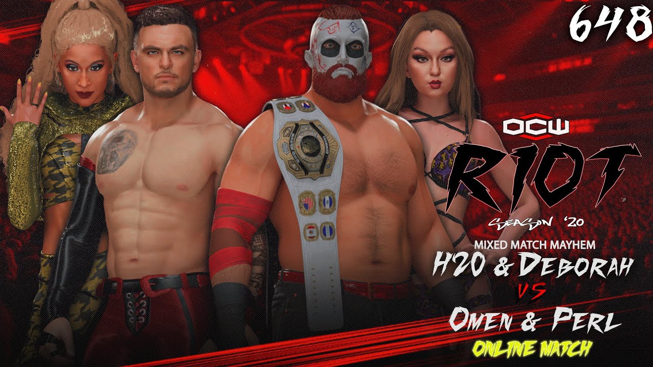 MAIN EVENT - H20 & Deborah vs. Omen & Perl - OCW RIOT 648 (w/Commentary)
