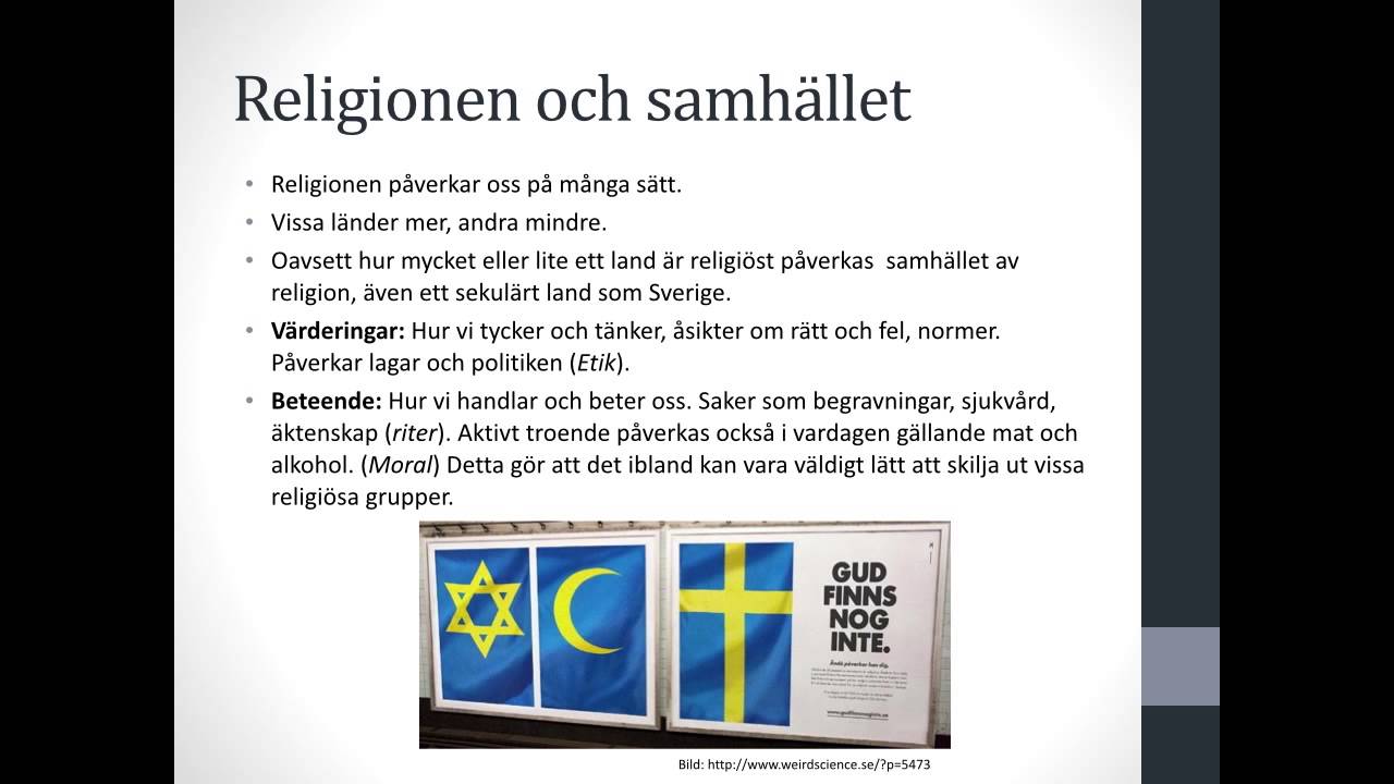 Religion och samh&auml;lle