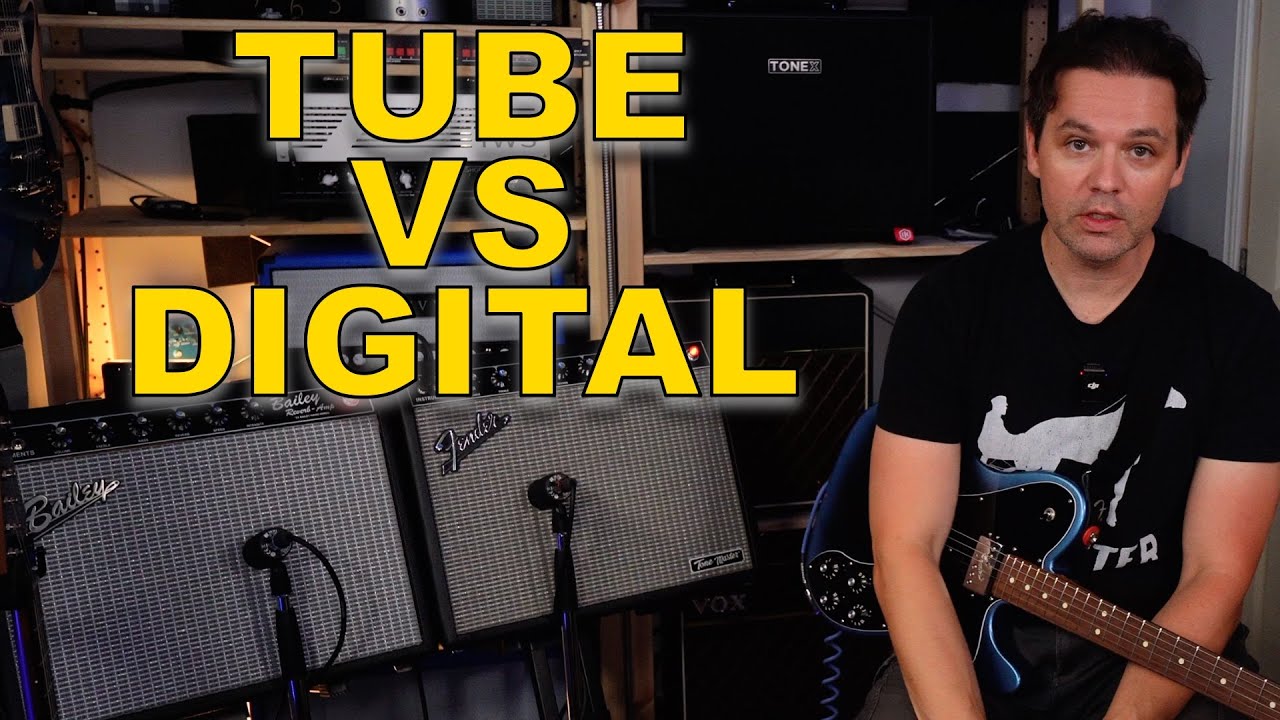Fender Tone Master Princeton Reverb VS Real Tube Amp - Can you hear the difference?