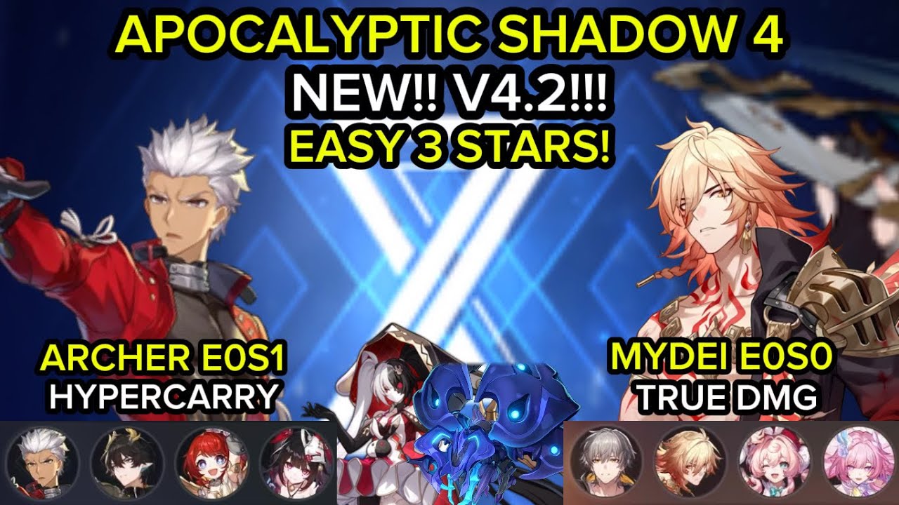 [4.2] NEW APOCALYPTIC SHADOW 4 | Archer E0S1 & E0S0 Mydei | Honkai: Star Rail