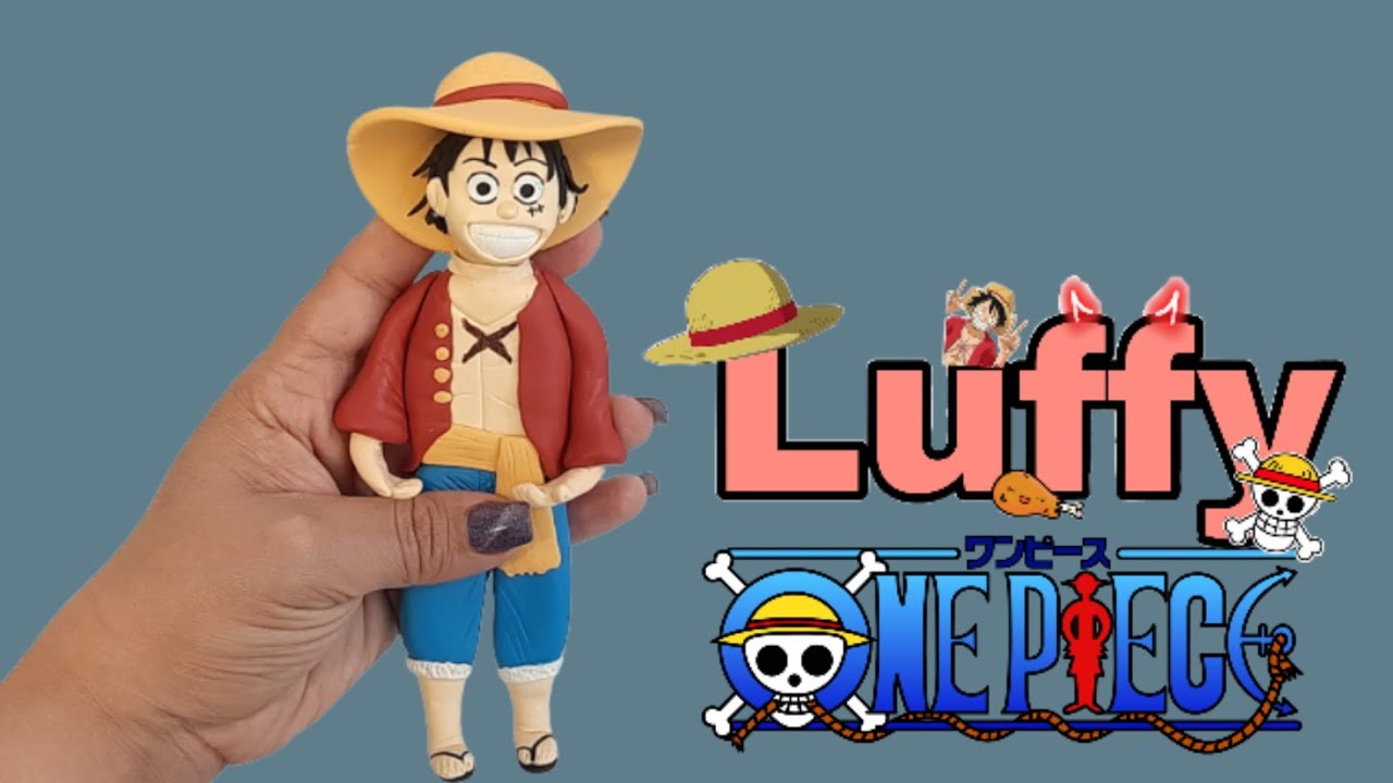 ONE PIECE : How To Make Luffy Fondant Topper .       #onepiece  #luffy