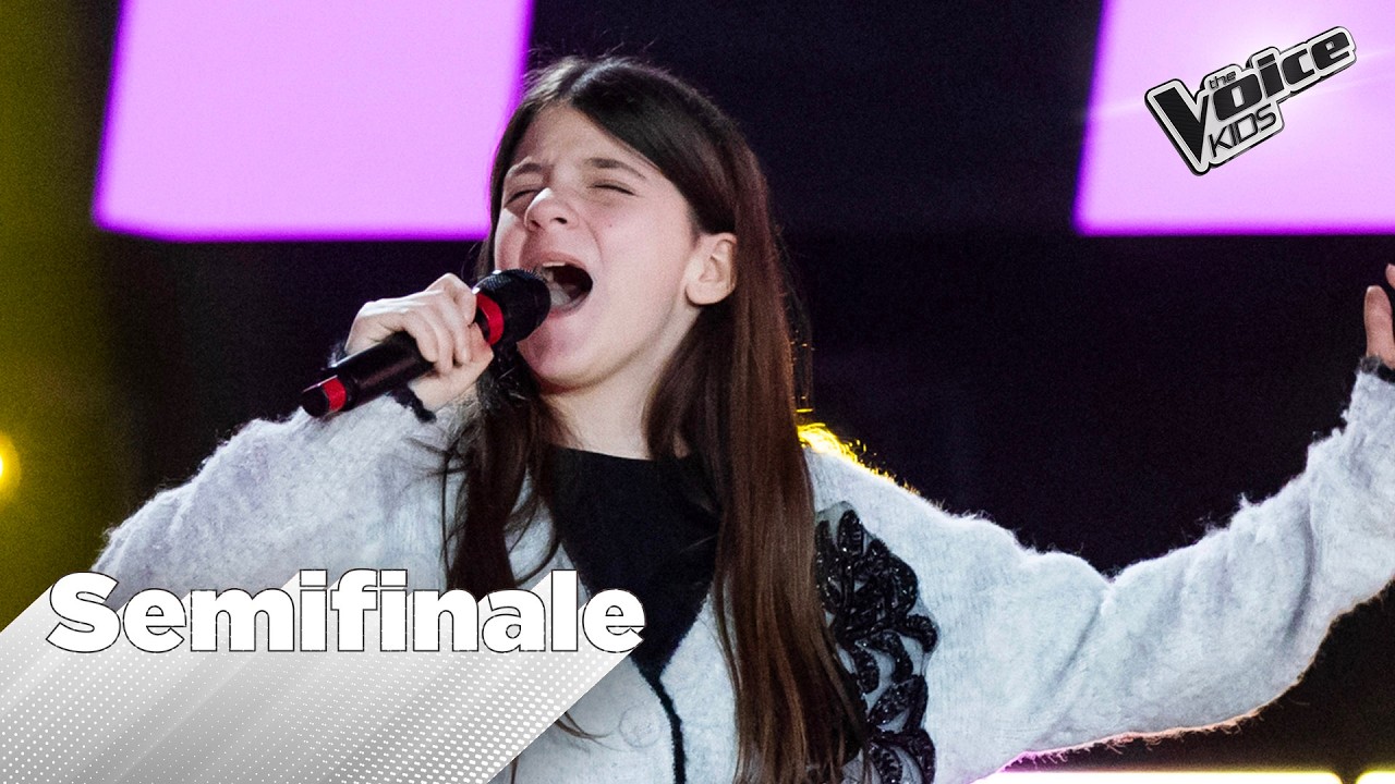 Ylenia sceglie “Bruci la città” | The Voice Kids Italy Semifinale