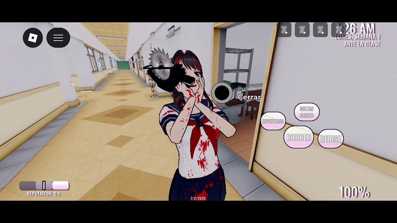 Jugando Yandere simulator Roblox: elimino a todas las chicas 