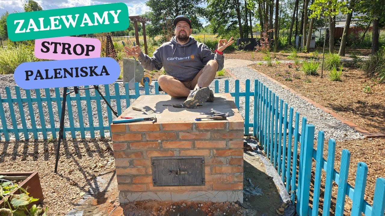Budowa wędzarki część 2. Robimy strop paleniska.