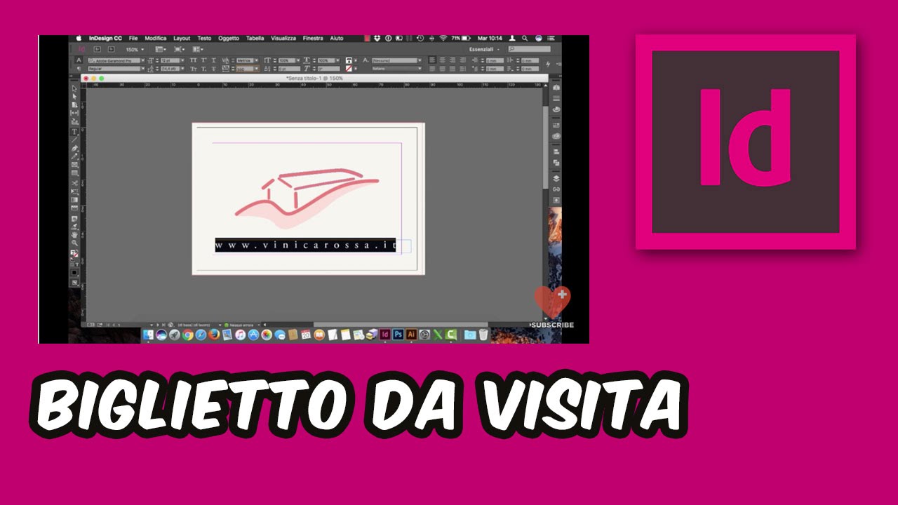 Realizzare biglietto da visita con Adobe InDesign