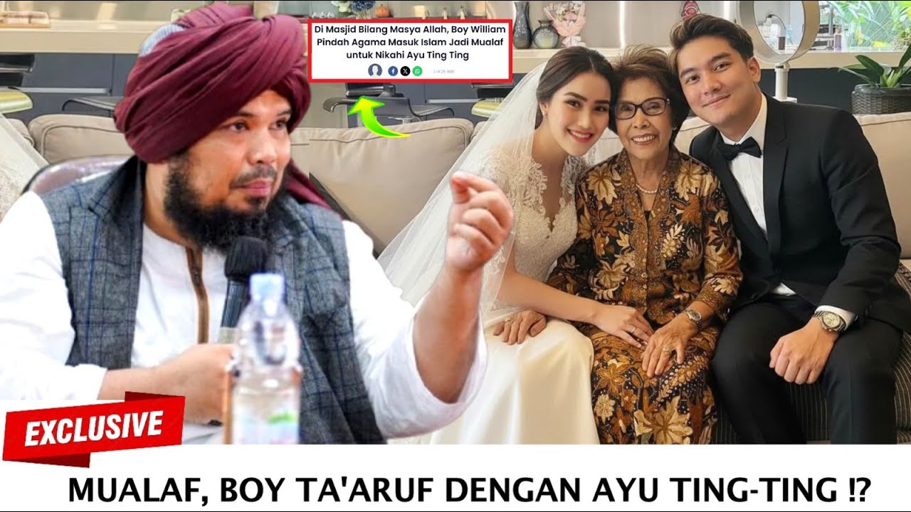 Sah Mualaf! Boy William Segera Taaruf Dengan Ayu Ting Ting, Ustaz Derry Sulaiman Buka Suara