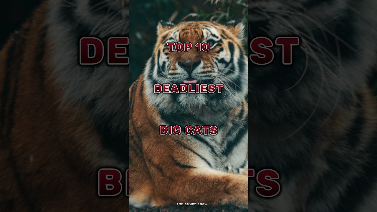 Top 10 deadliest big cats #top10 #wildlife #animals #cat
