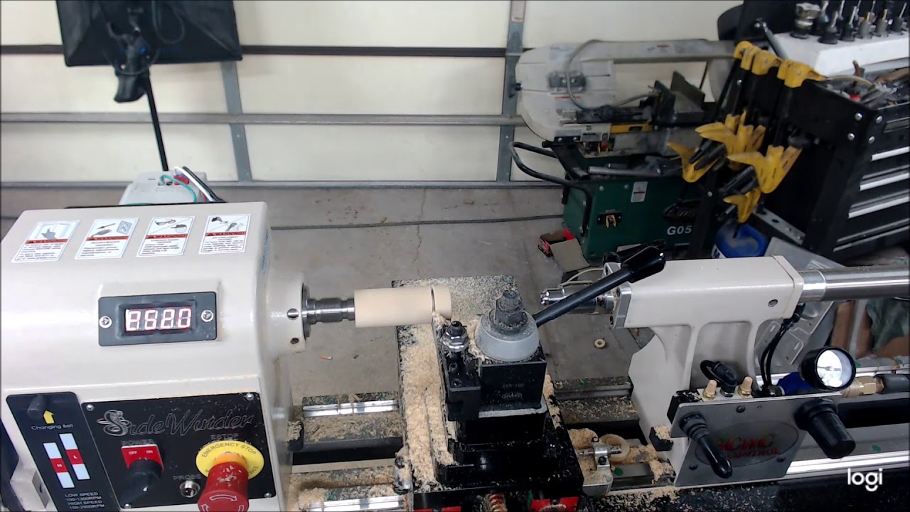SideWinder CNC Wood Lathe with Centroid Acorn Digitizing Bundle