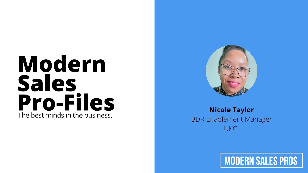Modern Sales Pro-File: Nicole Taylor