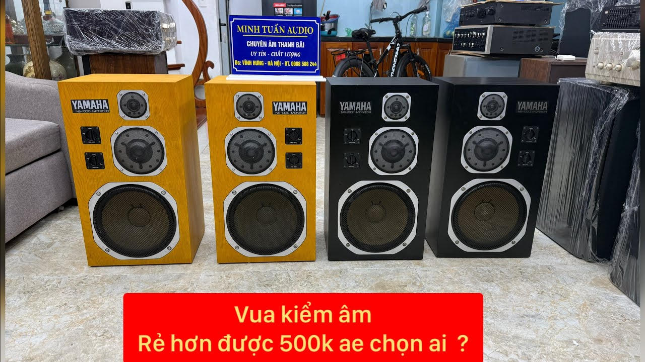 Vua kiểm âm nhật trong phân khúc tầm giá loa YAMAHA NS 1000 MONITOR bass 30 gân vải giá tốt