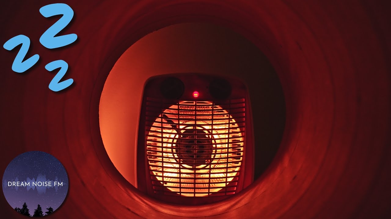Sleep 😴 to a relaxing fan heater sound through a giant bass tube!