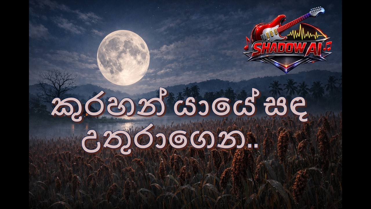 කුරහන් යායේ සඳ උතුරාගෙන..AI COVER SONG .EDM MIX