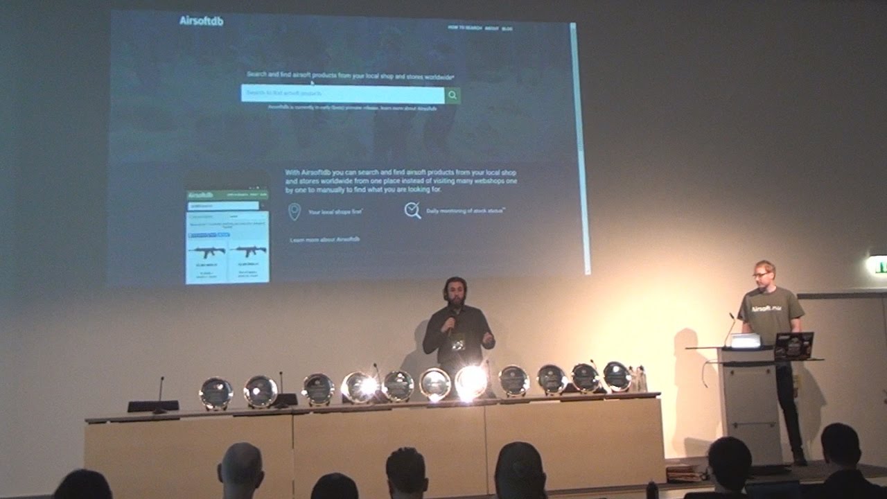 Airsoftdb presentation at Airsoft Meetup IWA 2017