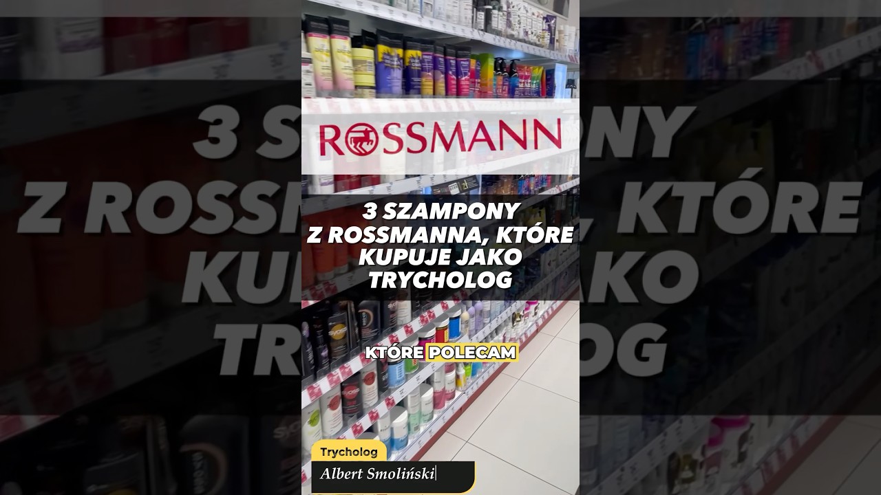 3 szampony z Rossmanna, kt&oacute;re warto przetestować! 🧴 #szampon #top3 #rossmann #pielęgnacjawłos&oacute;w