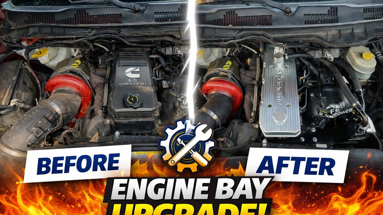 Installing 6.7 Cummins SPELAB Valve Cover AND Catch Can!