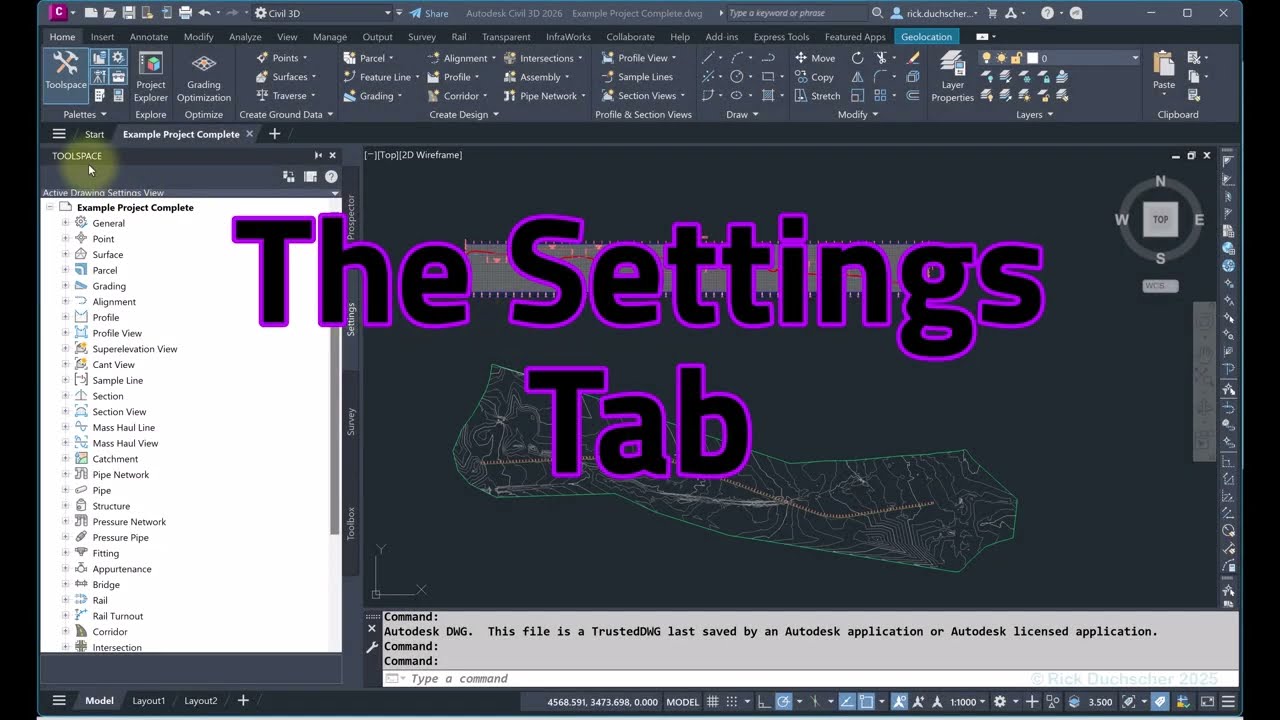The Settings Tab