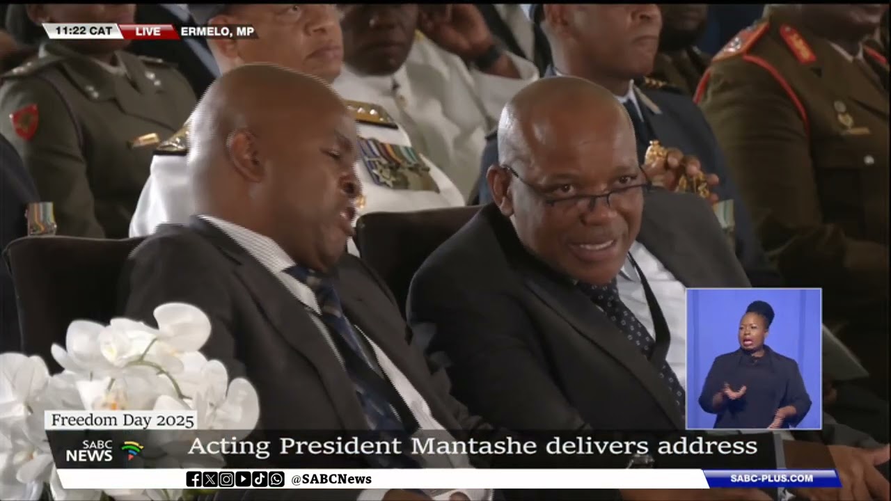 Freedom Day 2025 | Acting President Gwede Mantashe reflects on democracy in keynote address