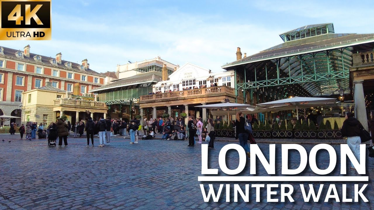 LONDON WINTER WALK 2026 | Wonderful West End Walk In Winter Sunshine ☀️ [4K]