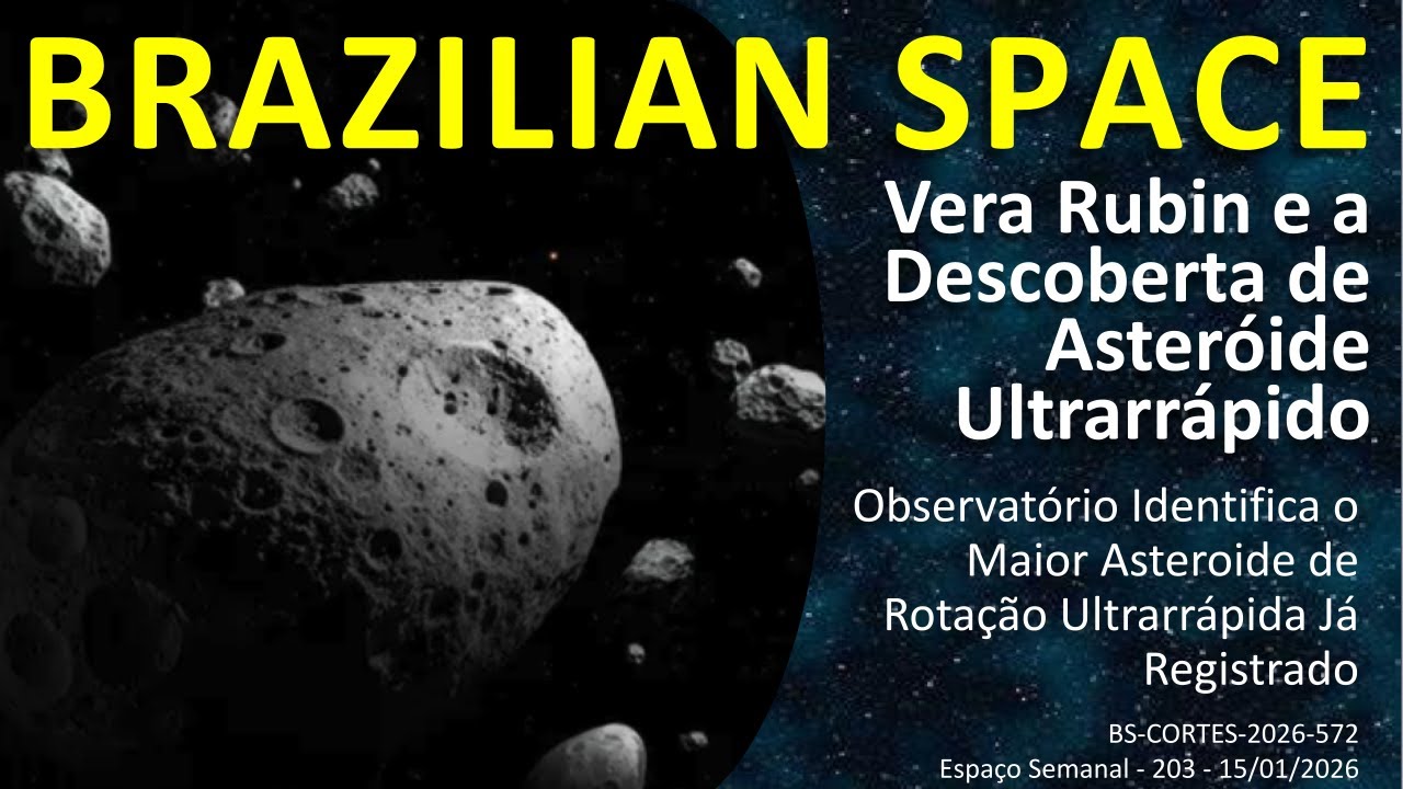 O Observatório Vera Rubin Identifica o Maior Asteroide de Rotação Ultrarrápida Já Registrado